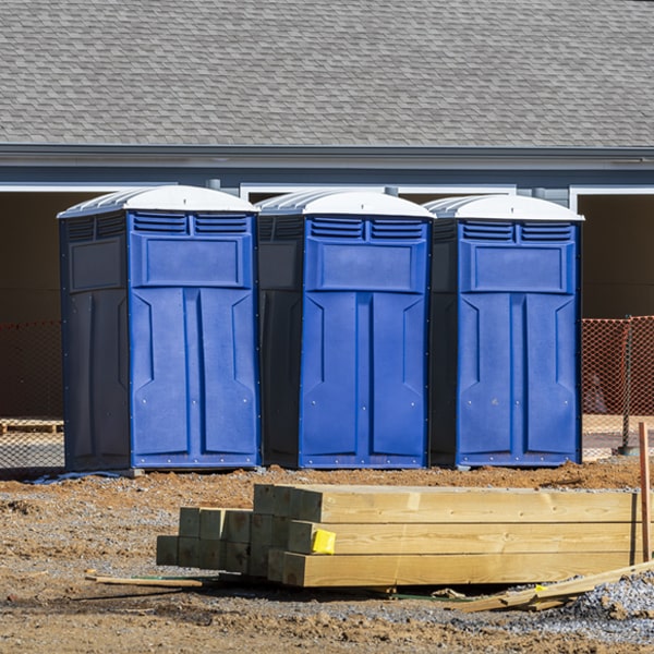 are there any restrictions on where i can place the portable toilets during my rental period in Canton Illinois